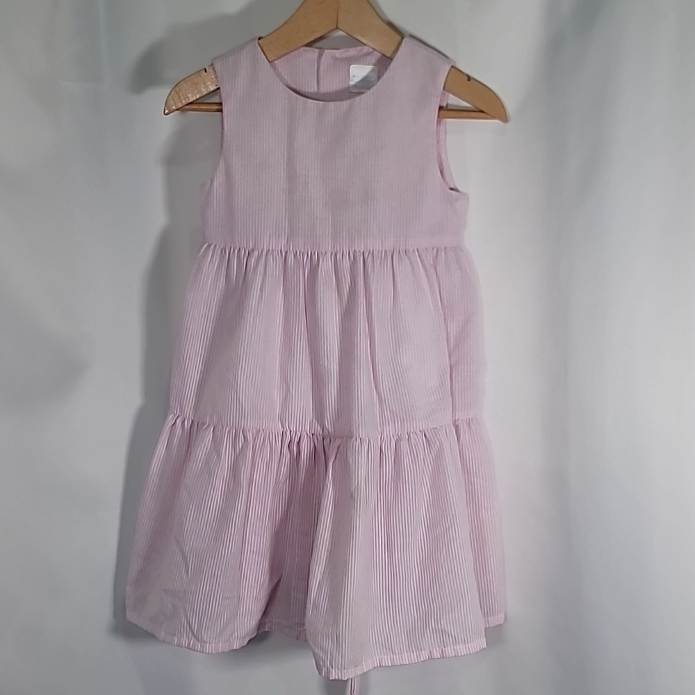 5/$30 DILLARDS COLLECTION Sleeveless Tiered Striped Dress